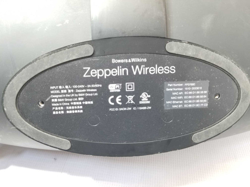 Bowers & Wilkins Zeppelin FP37680 Wireless Smart Speaker _