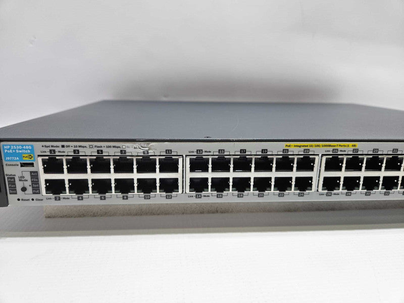 HP J9772A J9772-60301 J9772-48G POE Managed Switch Manageable POE+ )