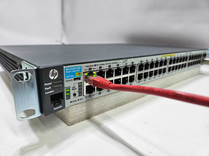 HP J9772A J9772-60301 J9772-48G POE Managed Switch Manageable POE+ )