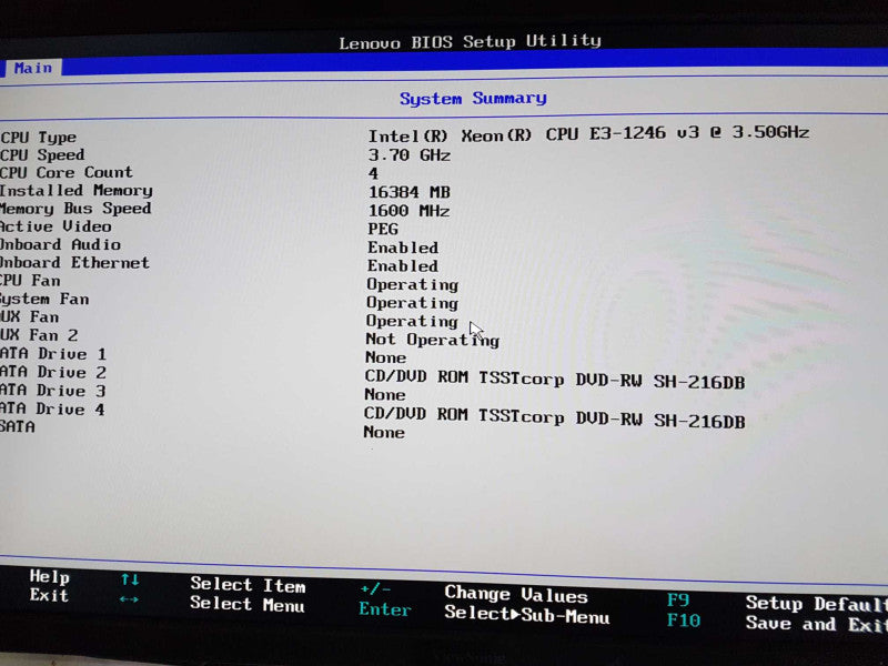 Lenovo P300 Desktop Xeon E3-1245 @ 3.5GHz 16GB Ram Quadro K2200 #