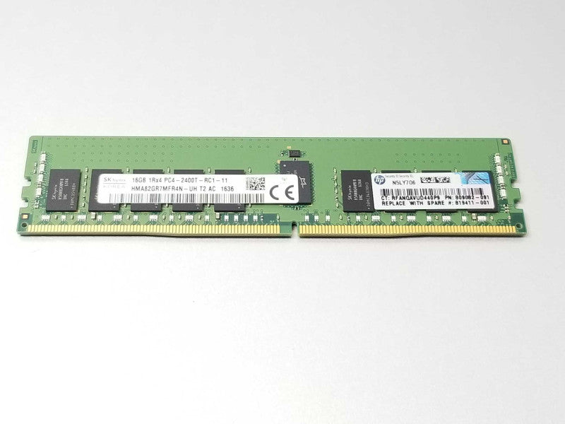 SK Hynix16GB 1Rx4 PC4-2400T-RC1-11 ECC Reg Server Ram HMA82GR7MFR4N Q_