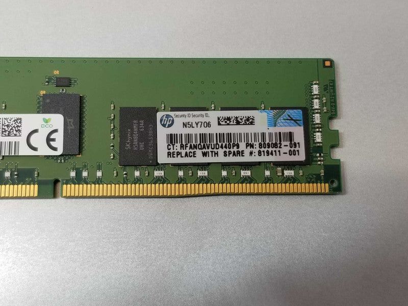SK Hynix16GB 1Rx4 PC4-2400T-RC1-11 ECC Reg Server Ram HMA82GR7MFR4N Q_