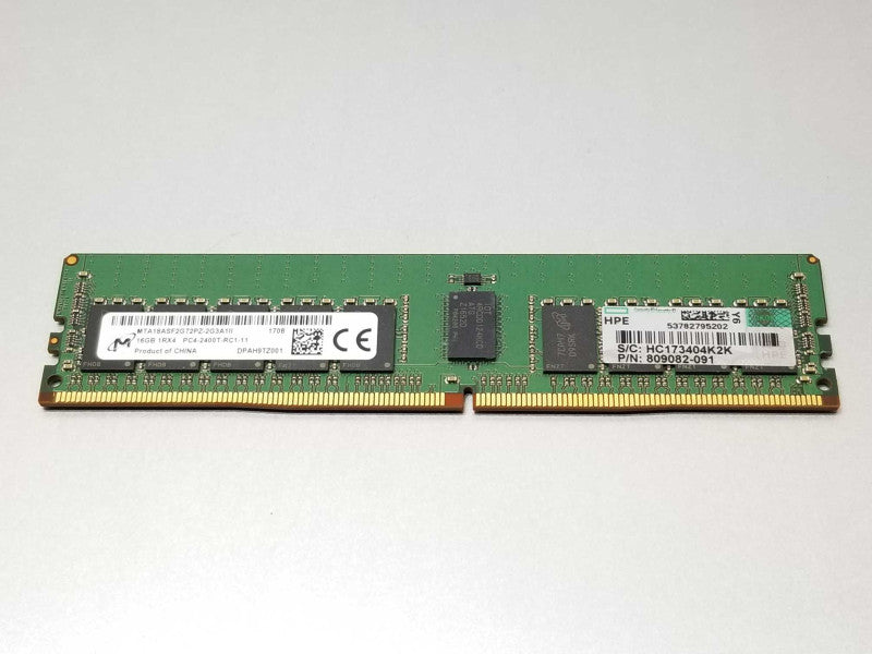 Micron 16GB 1Rx4 PC4-2400T-RC1-11 ECC Reg Server RAM Q_