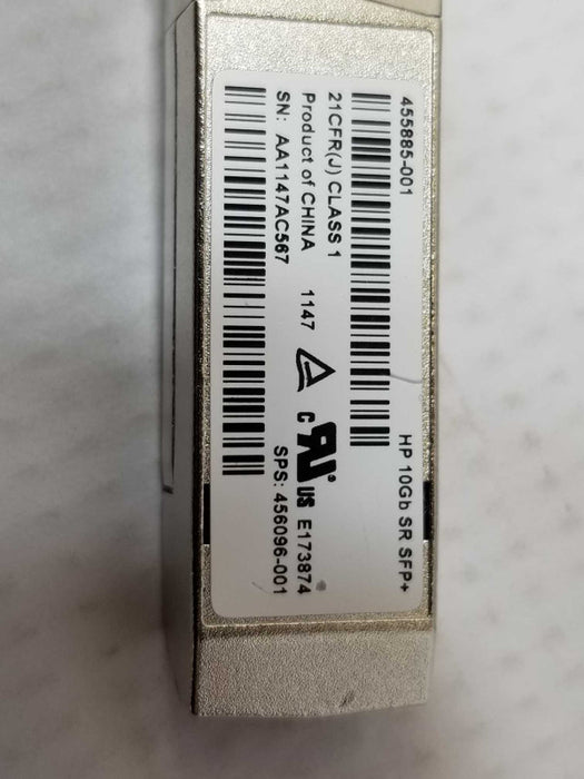 HP Ethernet 10G 2-port 546SFP + Adapter with HP10GB SR SFP+MODULE Q_