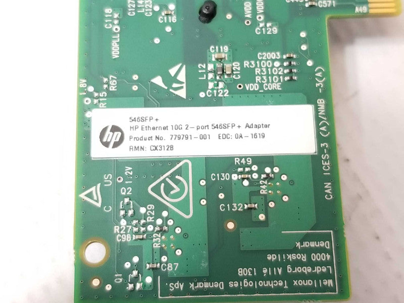 HP Ethernet 10G 2-port 546SFP + Adapter with HP10GB SR SFP+MODULE Q_