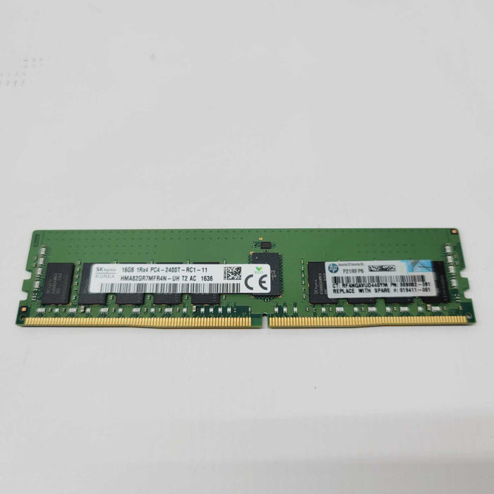 HYNIX 16GB (1X16GB) 1RX4 DDR4 PC4-2400T SERVER MEMORY HMA82GR7MFR4N-UH Q=