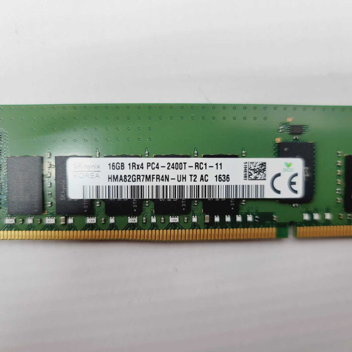 HYNIX 16GB (1X16GB) 1RX4 DDR4 PC4-2400T SERVER MEMORY HMA82GR7MFR4N-UH Q=