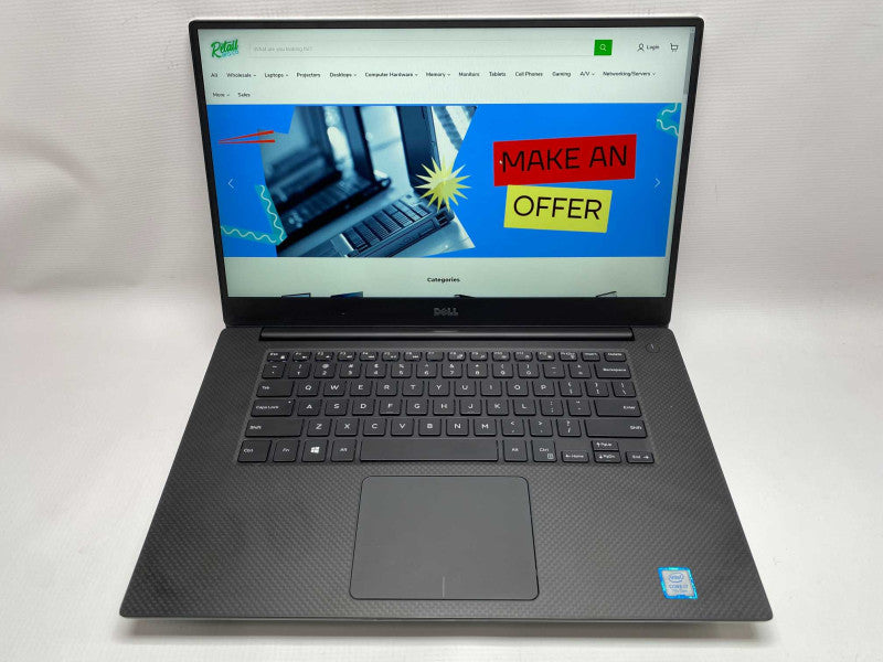 DELL XPS 15 9560 with i7-7700HQ CPU 16GB RAM & 16GB RAM & 512GB SSD Storage  Q-