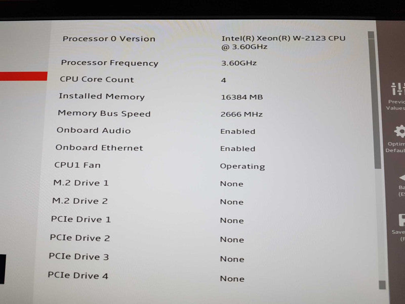 Lenovo P520 Xeon W-2123 @3.6GHz 16GB DDR4 Quadro P2000 #