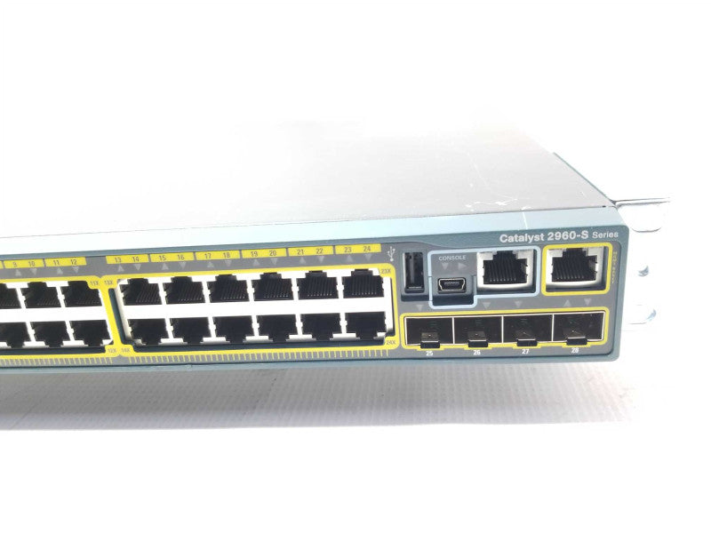 Cisco WS-C2960S-24TS-L 24 Port Managed Gigabit Switch, 4x SFP Q_