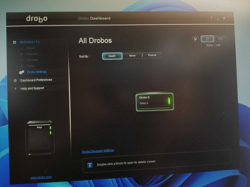 Drobo DRDR4-A, 5 x 3.5\\" Bay, 2x 1TB HDDs, eSata _ _