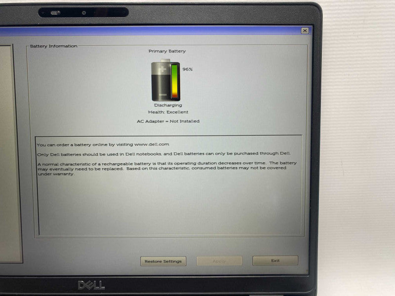 Dell Latitude 5500 with i7-8665u 8GB RAM 256GB NVMe Storage -