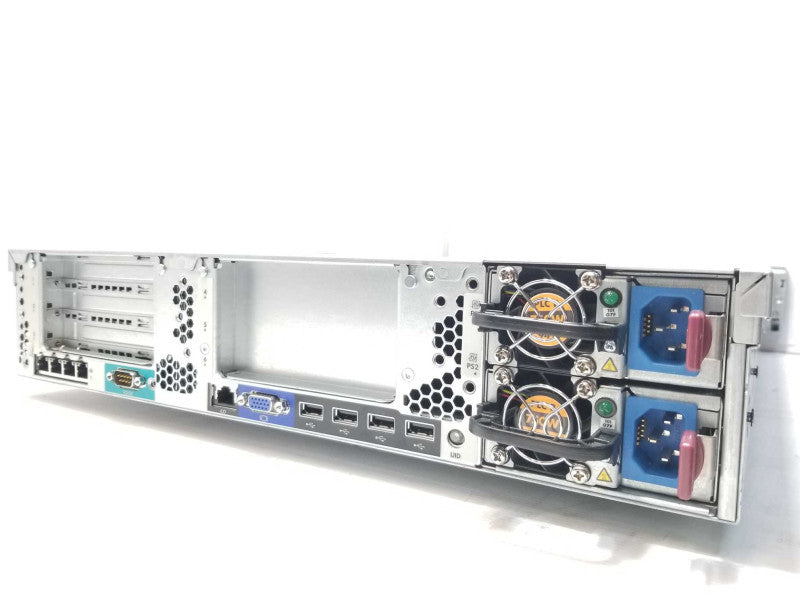 HP Proliant DL380 Gen8, 2x Xeon E5-2640v2 2.0GHz, 64GB, P420i, 2x PSU, Read _