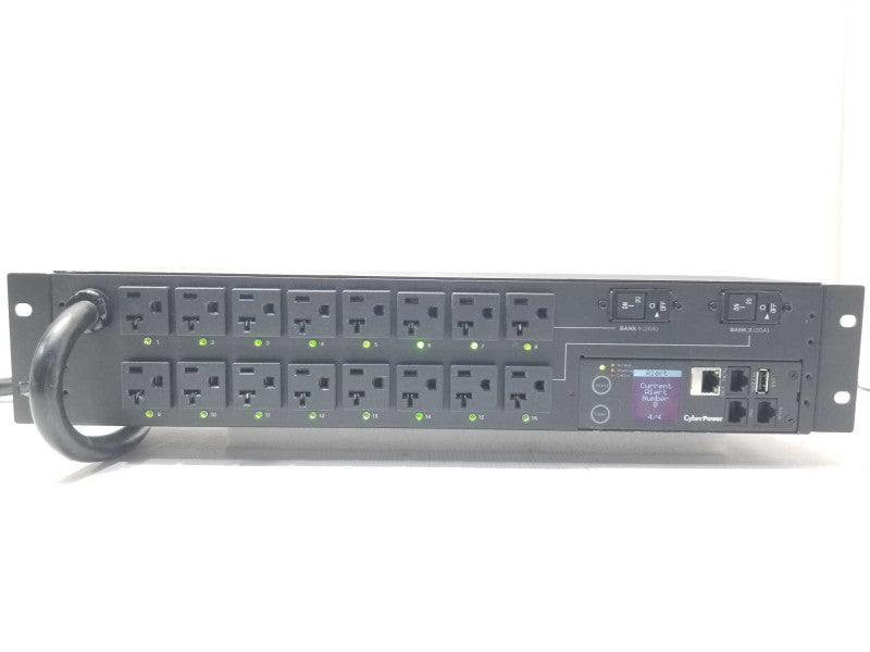 CyberPower PDU41003 Switched PDU,100-120Vac 24A,16 Outlets _