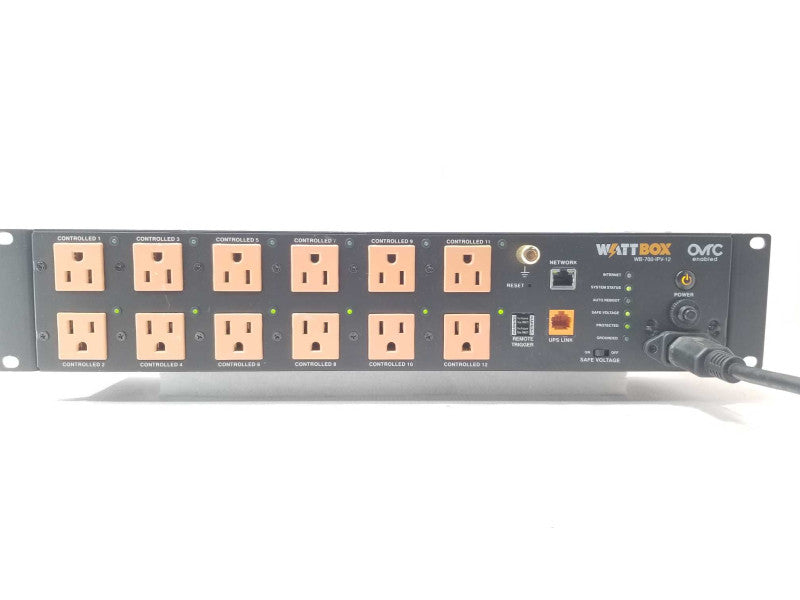 WattBox WB-700-IPV-12, 12 Outlets Remote Managed  _