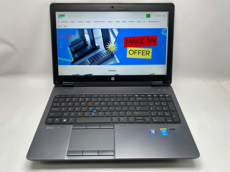 HP Zbook 15 G2 with i7-4810MQ 24GB RAM 500GB SSD -