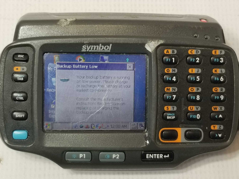 Symbol WT41N0-T2H27ER Barcode Scanner without Battery, Read _