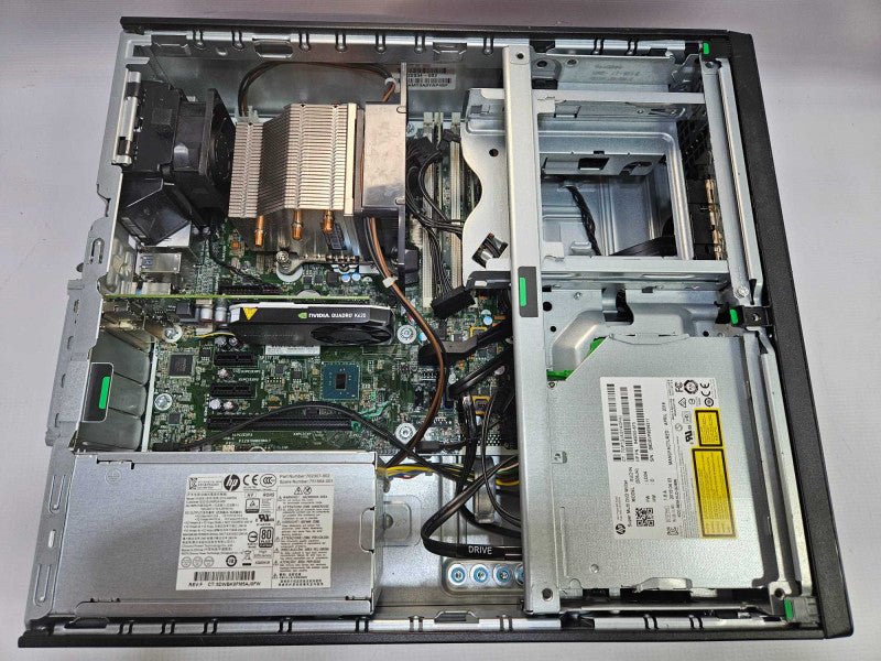 HP Z240 Workstation Xeon E3-1240 V5 @ 3.50GHz 16 GB DDR4 ECC RAM K620 GPU Q)