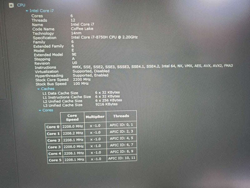 Dell XPS P56F 15.6\\" Core i7-8750H @ 2.2GHz 16GB DDR4 500GB SSD GTX 1050 4GB (