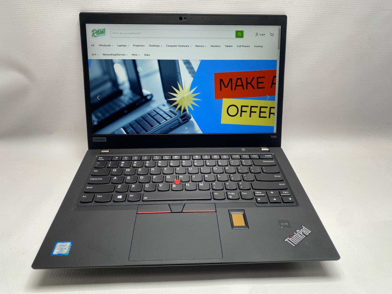 Lenovo ThinkPad T490 with i5-8365U, 8GB RAM & 256GB SSD -