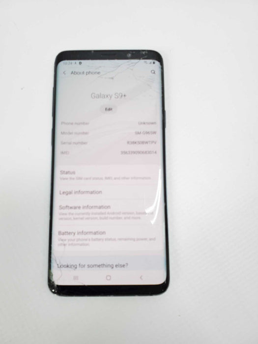 Samsung Galaxy S9+ SM-G965W 64GB, unlocked, read _