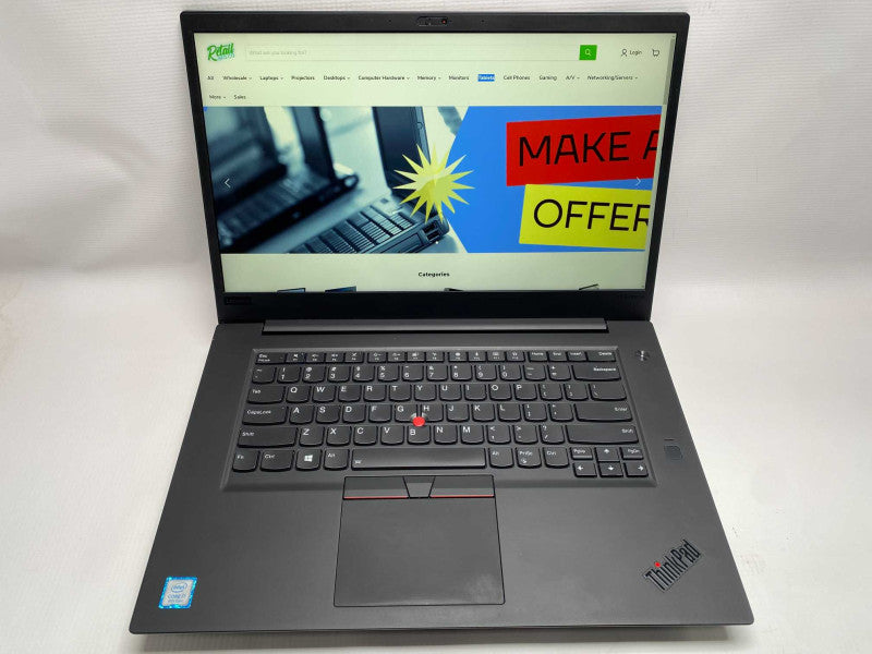 Lenovo ThinkPad X1 Extreme with i7-8750H CPU 32GB RAM & 512GB NVMe Storage  -