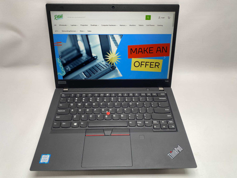 Lenovo T490 with  i5-8265U, 8GB RAM & 256GB SSD -