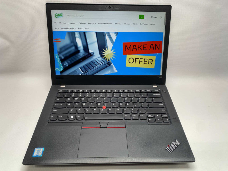 Lenovo Thinkpad T480 with i5-8350U, 8GB RAM & 256GB SSD -