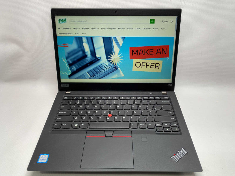 Lenovo Thinkpad T490 with i5-8265U, 8GB RAM & 256GB SSD -