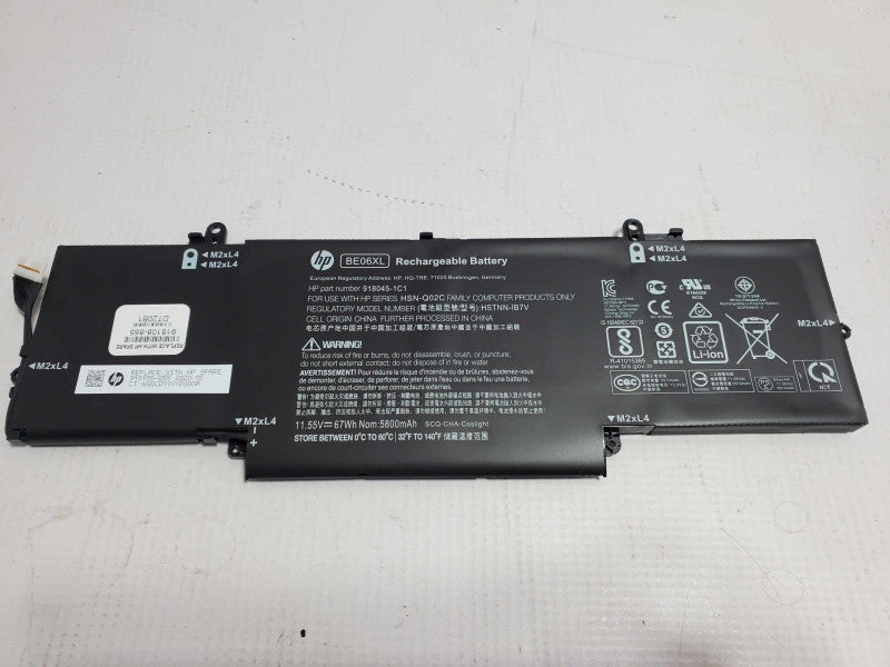 NEW HP Rechargeable Battery BE06XL 918045-1C1 For HP Series 11.55V 67WH Q~
