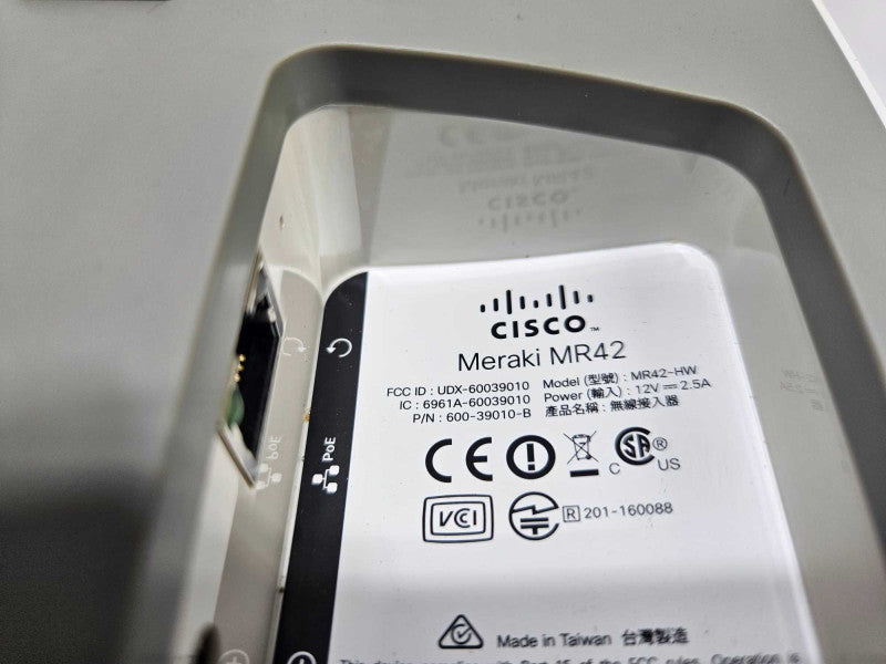 Cisco/Meraki MR42 Access Point **UNCLAIMED** )