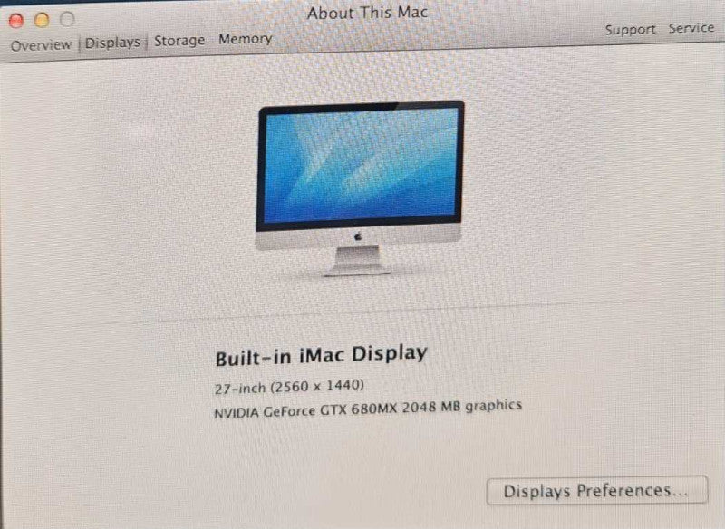 Apple iMac 27\\" (Late 2012( i7-3770 @ 3.40GHz 12GB RAM NVIDIA GT 755M **READ** )