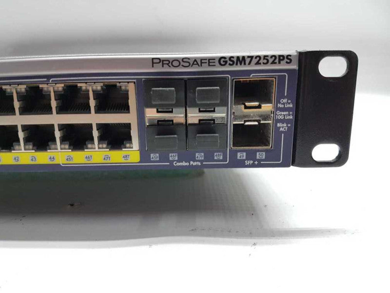 Products NetGear ProSafe GSM7252PS 48-Port GB Smart Stackable Ethernet PoE Sw Q#