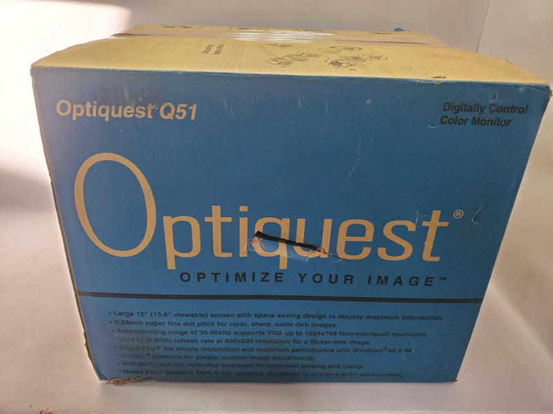 Optiquest Q51-3 15\\" CRT Monitor (NEW OPEN-BOX) |
