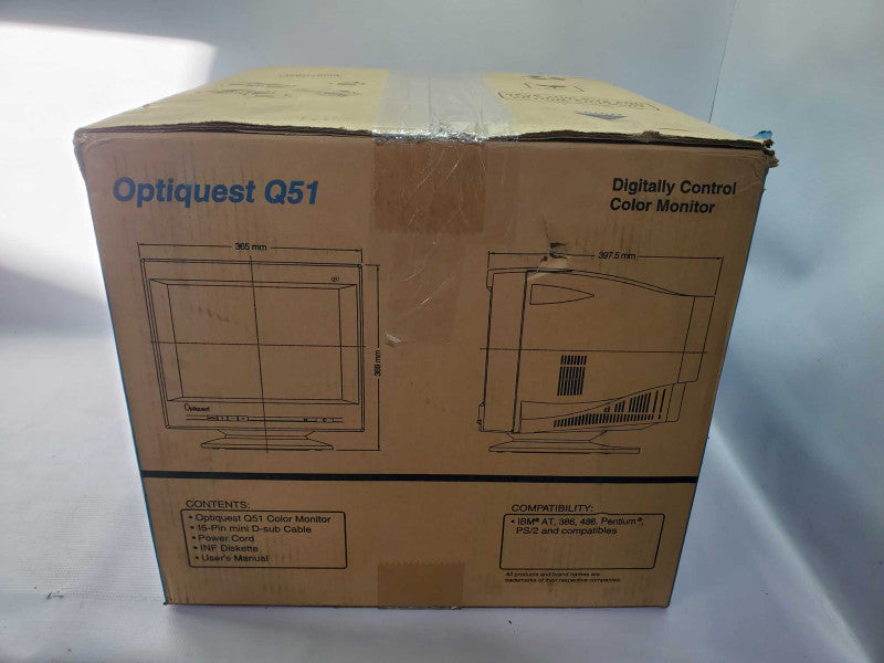 Optiquest Q51-3 15\\" CRT Monitor (NEW OPEN-BOX) |