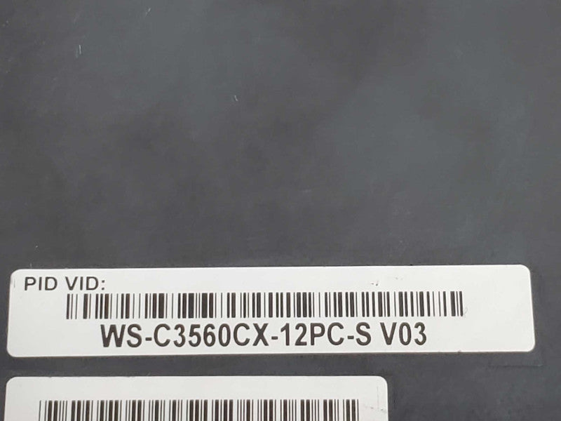 Cisco Catalyst WS-C3560CX-12PC-S 12-Port Ethernet Switch 3560-CX Q~