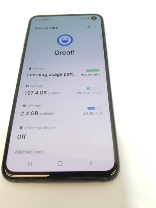 Samsung Galaxy 10e SMG970W 128GB Prism Blue GSM Unlocked  _