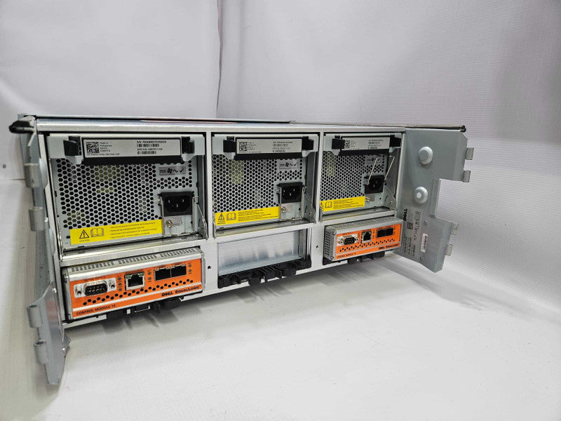 Dell Equallogic PS6510 Chassis /w 3x PWR Supplies & 2x Controller 10 Modules )