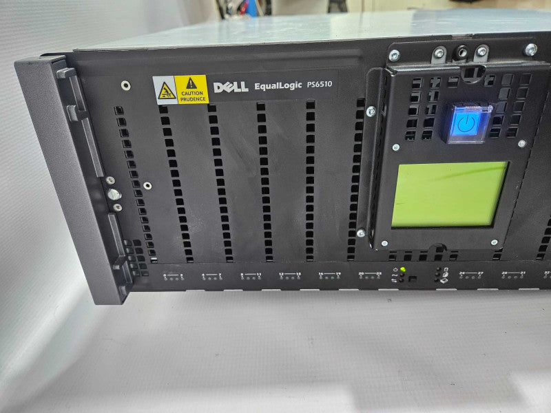 Dell Equallogic PS6510 Chassis /w 3x PWR Supplies & 2x Controller 10 Modules )