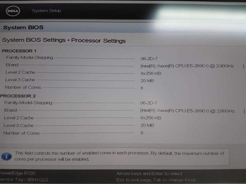 Dell PowerEdge R720 Xeon E5-2690 @ 2.90ghz / 24GB Ram / READ #
