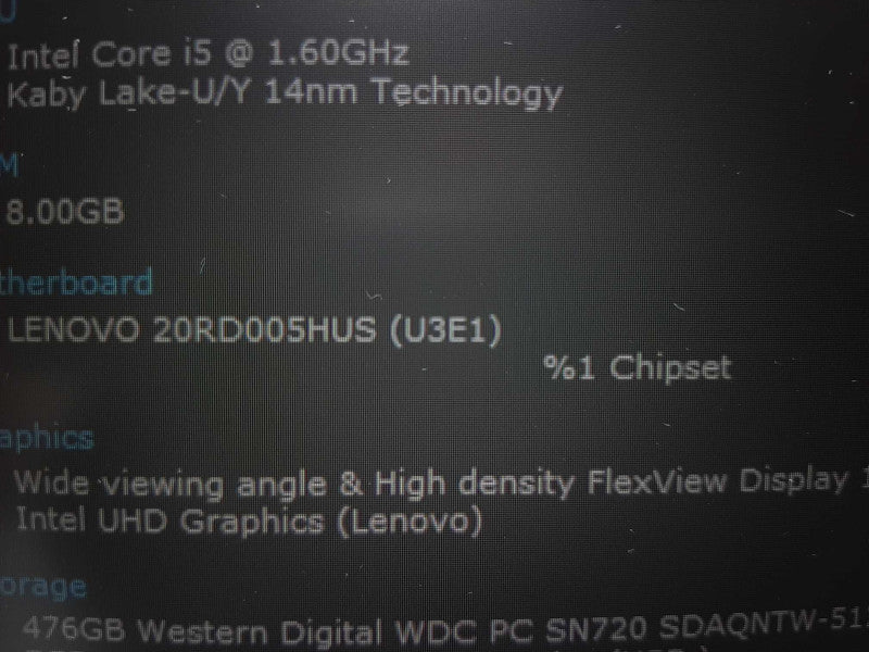 Lenovo ThinkPad E15 i5-10210U @ 1.6GHz 8GB DDR4 512GB NVme Q$