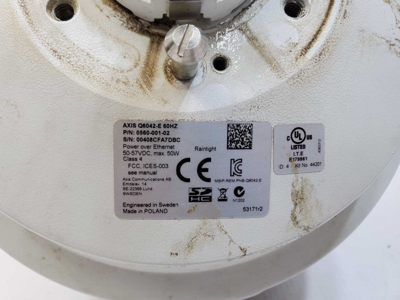 AXIS Q6042-E 60Hz Network Security Camera  (