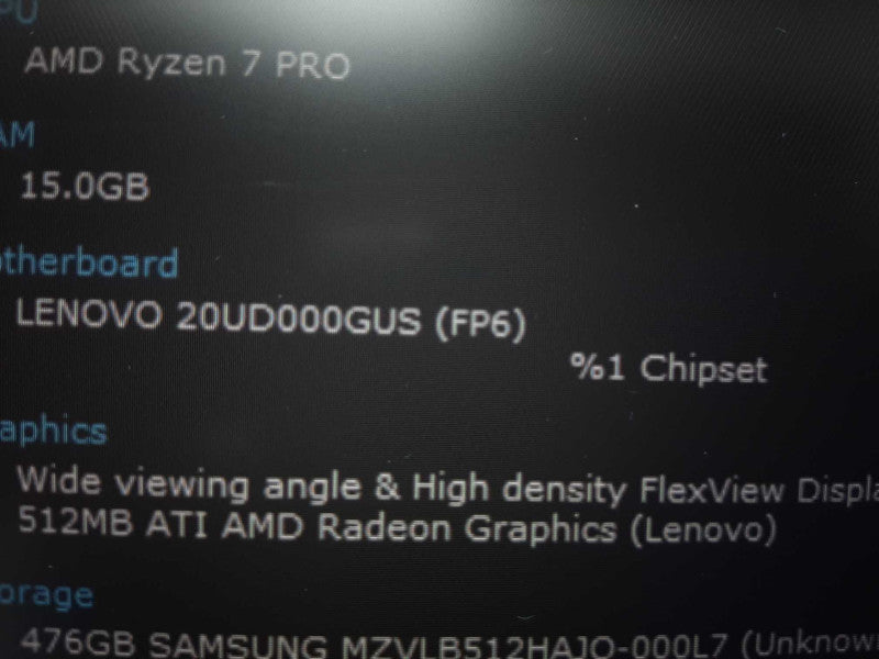 Lenovo ThinkPad E14 AMD Ryzen 7 Pro 4570 with Radeon GPU 16GB DDR4 512GB NVme Q$