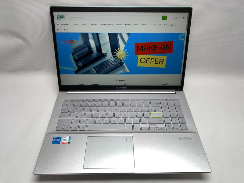 ASUS VivoBook X521EA with Intel 11th gen i5-1135G7 CPU 8GB RAM & 256GB NVMe  -
