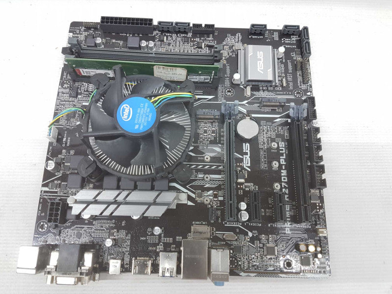 CPU/Mobo Combo i5-7400 @ 3.00ghz / 8gb ram / H270M-PLUS - I/O Shield included #