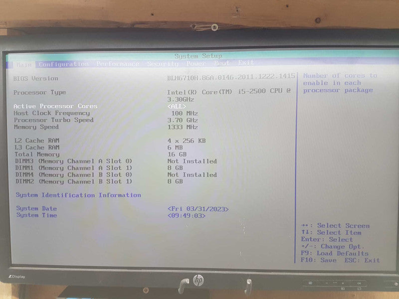 CPU/MOBO combo i5-2500 @ 3.30ghz / 16gb ram / Intel Desktop board / READ #
