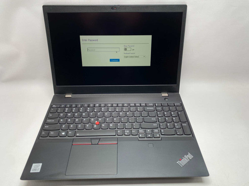 Lenovo ThinkPad P15v gen 1 with i7-10750H CPU & 32GB RAM READ  -