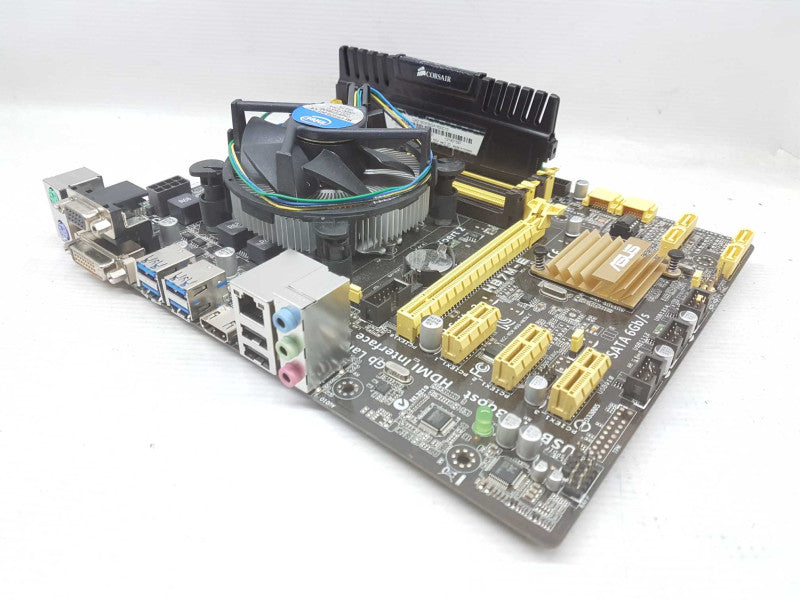 CPU/MOBO Combo i5-4670 @ 3.40ghz / 8gb ram / H87M-E / IO Shield #