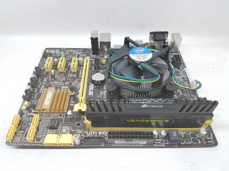 CPU/MOBO Combo i5-4670 @ 3.40ghz / 8gb ram / H87M-E / IO Shield #