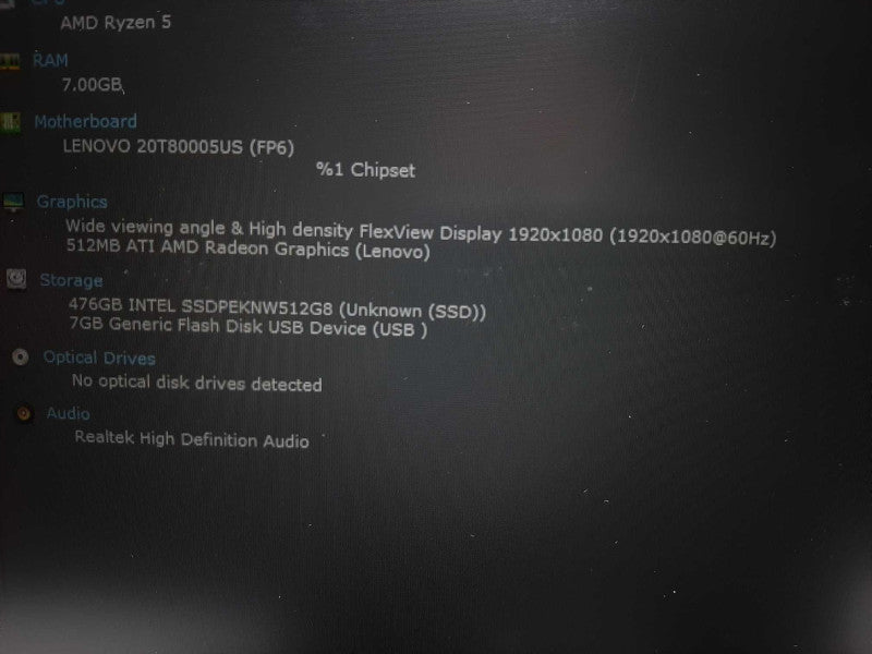 Lenovo ThinkPad E15 Gen 2 15.6\\" AMD Ryzen 4500U 8GB DDR4 512GB SSD $